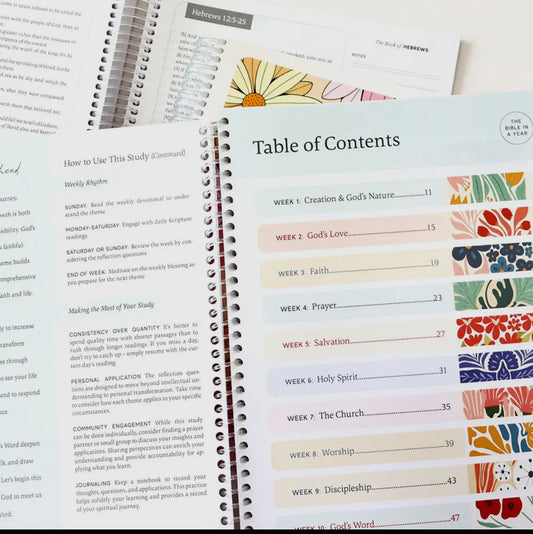 The Bible In a Year: 52 week Journey in God’s Word