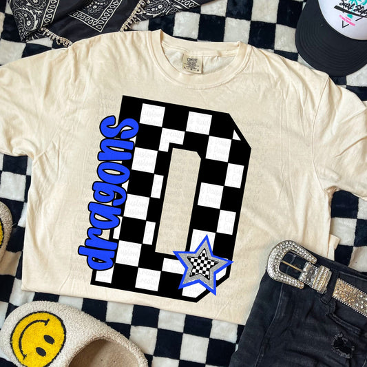 Spirit Checkered Tee