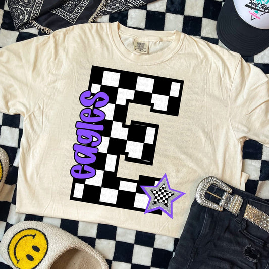 Spirit Checkered Tee