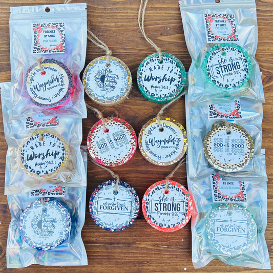 Wholesale Car Freshies - God is So Good Christian Collection